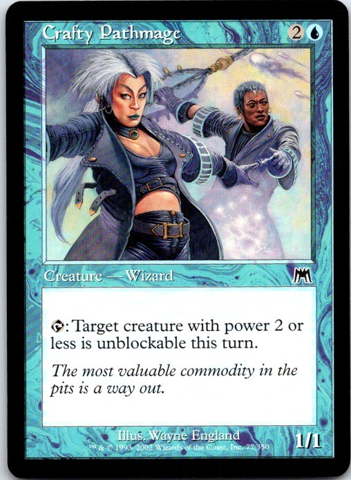 Onslaught Crafty Pathmage #77 Magic English MTG LP 