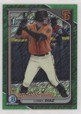 2024 Bowman Chrome Prospects Green Shimmer Refractor /99 Lisbel Diaz 1i72