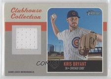2019 Topps Heritage Clubhouse Collection Relics Kris Bryant #CCR-KB tv5