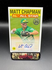 Matt Chapman - 2021 Topps - 1986 Topps All-Star Baseball Autographs (AU)
