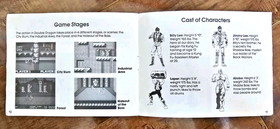 Double Dragon (Nintendo Entertainment System, 1988) NES INSTRUCTION MANUAL ONLY
