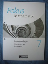 Fokus Mathematik Gymnasium 7 Klasse Kopiervorlagen mit Lösungen  Cornelsen