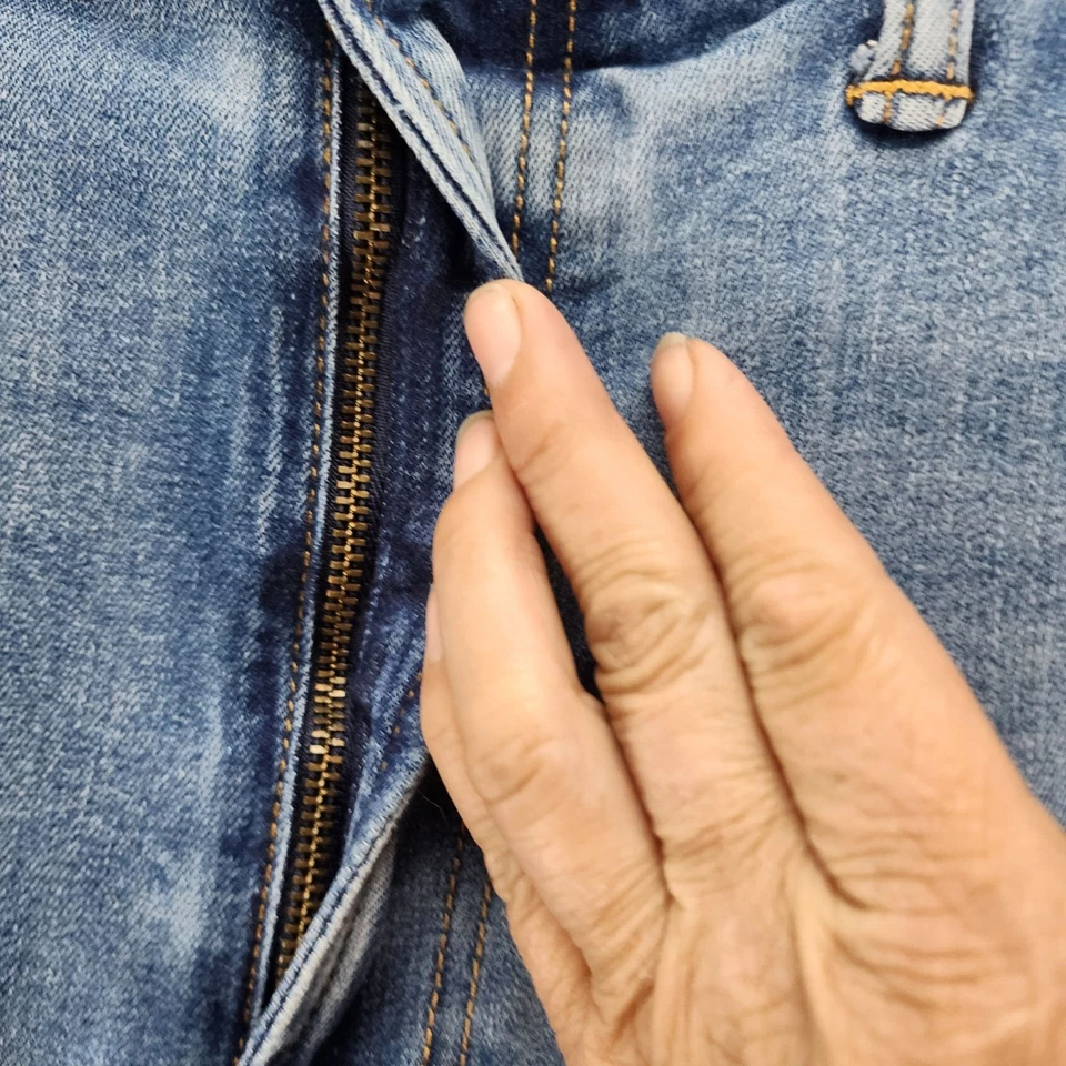 Arizona Jeans Mens 46x32 Blue Stretch High Rise Athletic Taper *GUC* - Image 2 of 4