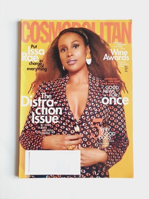 Cosmopolitan Magazine June, 2020 - Issa Rae - Wine Awards - Distraction Issue