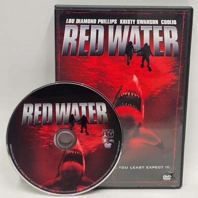 Red Water DVD 2003 Region 1 Rating R Horror Shark Lou Diamond Phillips VG+ Teste