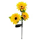 3 Köpfe Solar LED Tulpenleuchten zur Verbesserung der Gartenästhetik im Freien