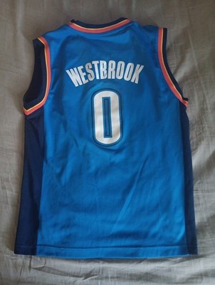 Adidas Oklahoma City Thunder Russell Westbrook #0 Jersey Youth M
