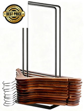 Hanger Organizer Stacker, Clothes Holder for Closet 1 Pack, Black