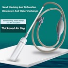Aquarium Fish Tank Pump Clean Vacuum Siphon Water Change Gravel Cleaner