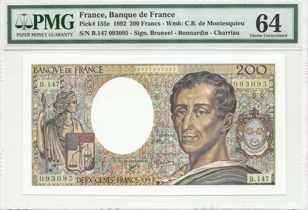 1992 Banknote French Paper Money for sale | eBay