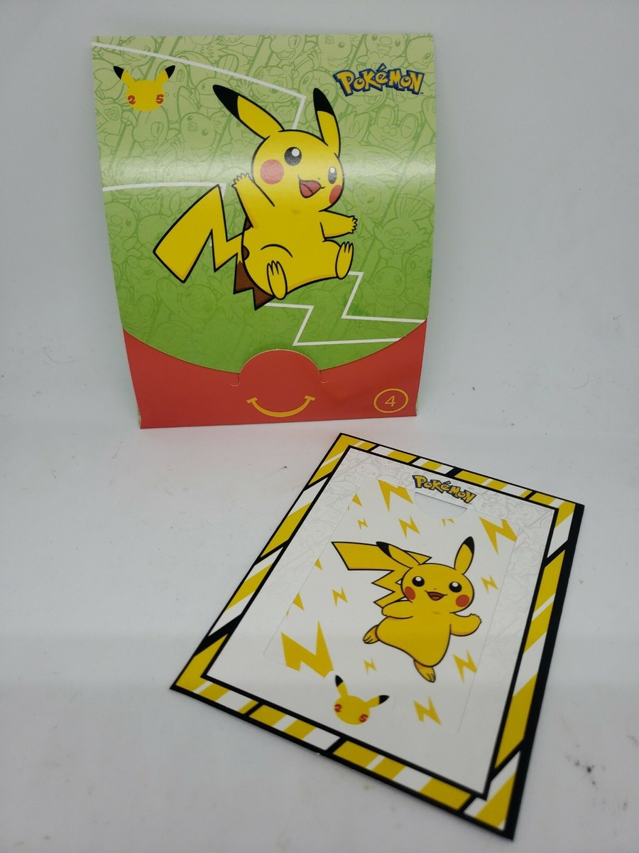 mcdonalds pokemon card case Pikachu Burger McDonalds Promo Pack main image 1