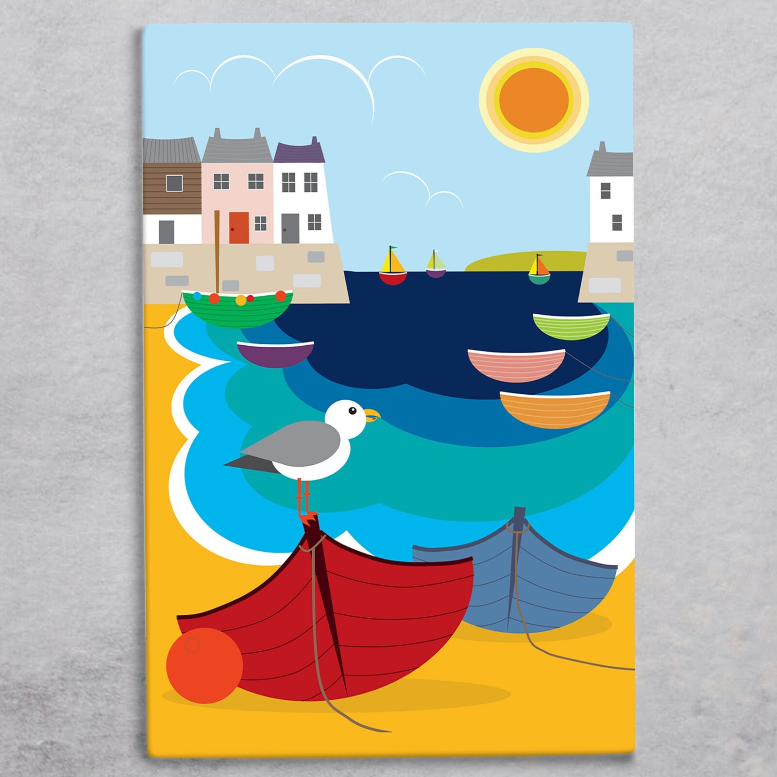 Nautical Beach Ceramic Tile Picture Nautical Plaque Sign Wall Art Kate Pearson