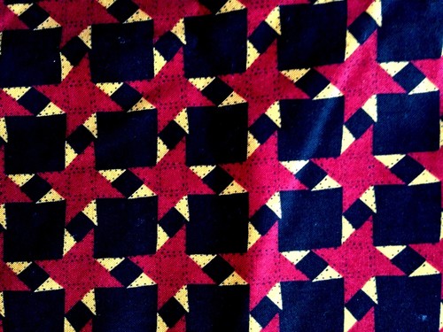 AE NATAN STAR DESIGN LIBERTY VILLAGE FABRIC 2 + YDS X 44" W - Picture 2 of 2