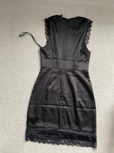 Forever 21 Black Satin Lace Dress - Picture 2 of 5