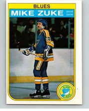 1982-83 O-Pee-Chee #313 Mike Zuke  St. Louis Blues V59286