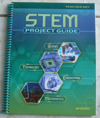 ABeka STEM PROJECT GUIDE,Teacher Key LN spiral 2020 CURRENT Ed, MSRP $27+