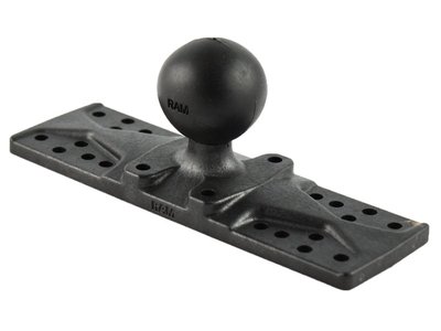RAM Composite 6.25'' x 2'' Universal Marine Electronics Base Plate with 1.5'' Ball