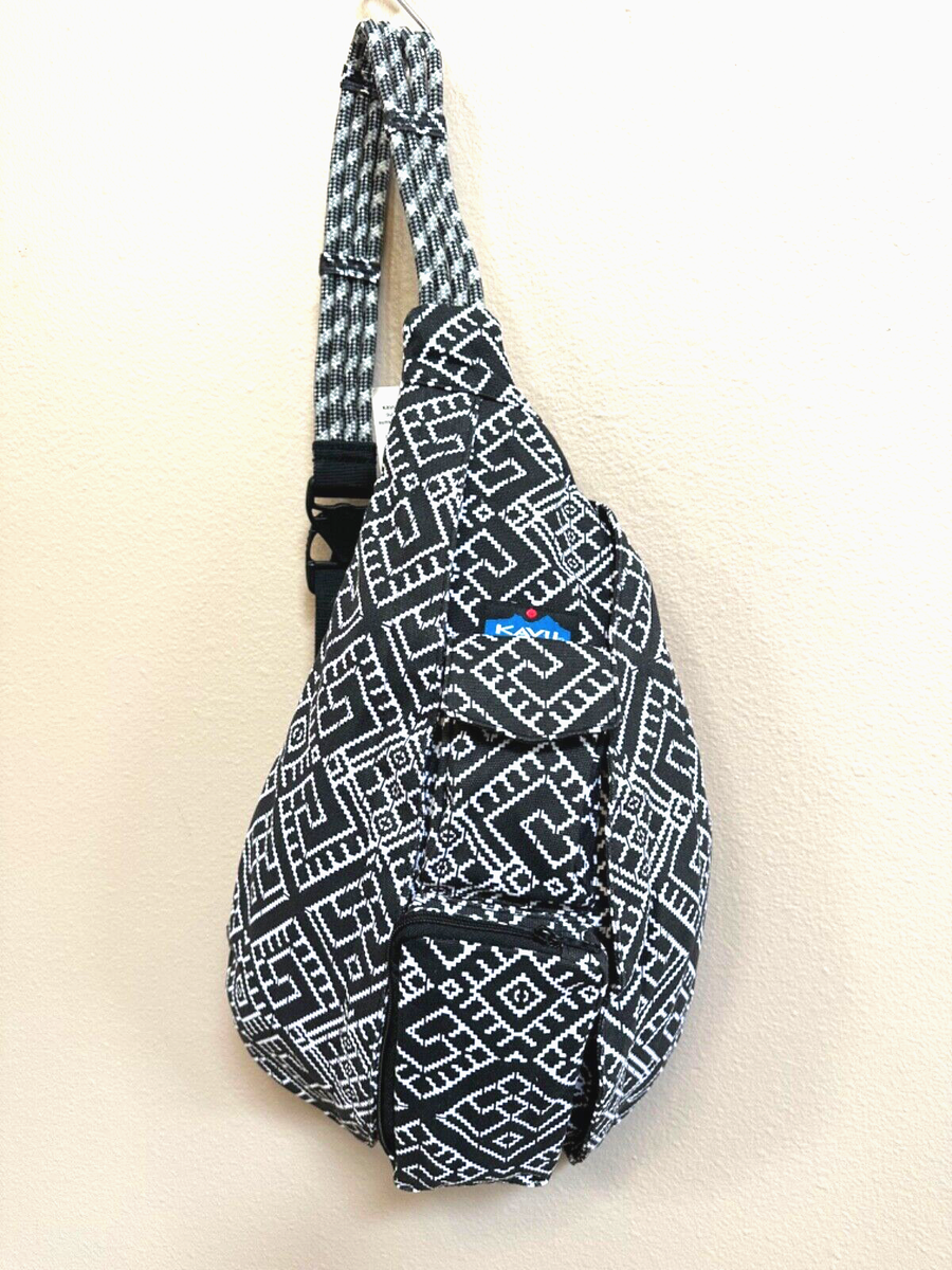 KAVU Original Rope Crossbody Bag ~ Tile Maze | eBay display picture 1