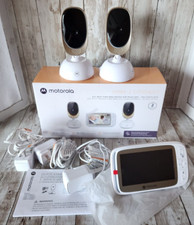 Motorola VM85 5.0" Wi-Fi Motorized Video Baby Monitor Two Camera Set