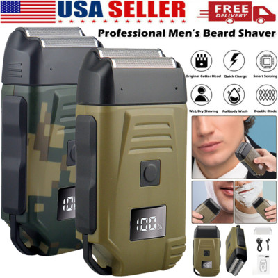 NEW Men's Electric Shaver Trimmer Razor USB Recharge Hair Beard Shaving Machine
