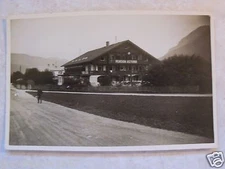 RPPC PENSION ASTORIA GERMAN?  REAL PHOTO B&W UNPOSTED POSTCARD PC