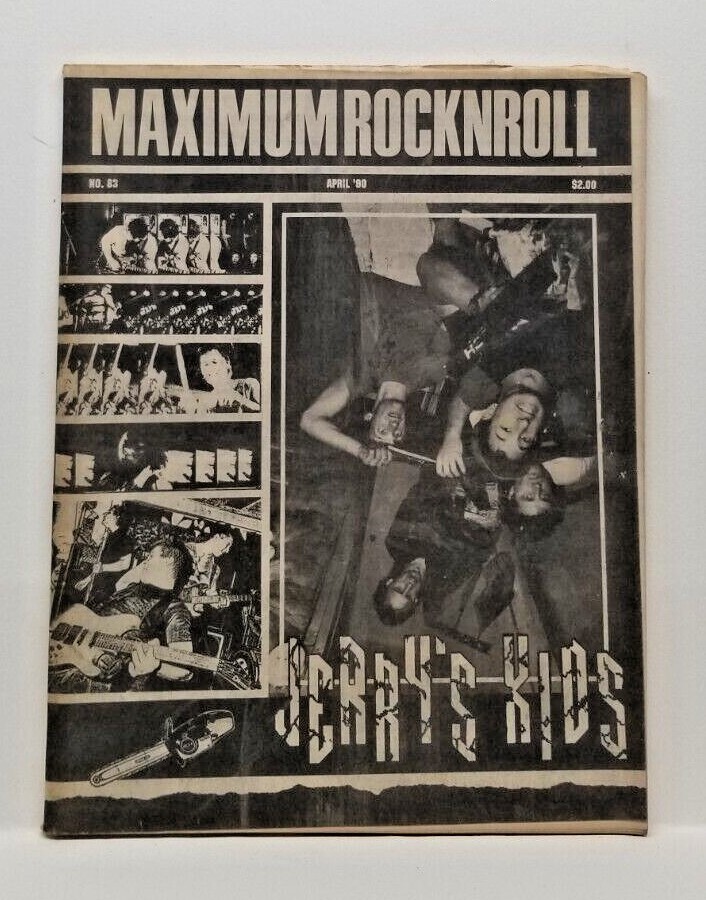 Maximum Rock N Roll Magazine No 83 April 1990 Punk Rock Fanzine | eBay
