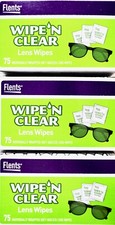 Wipe'n Clear Electronics Lens Glasses Wipes 225 Pre-moistened Individual Sealed