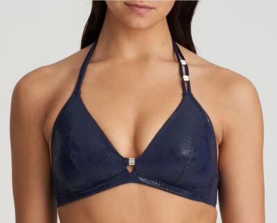 Marie Jo Swim SAN DOMINO Triangel-Top gepolsterte Cups in blau Gr S u L NP 99,90
