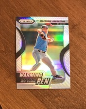 Matthew Liberatore 2020 Prizm Warming in the Pen Silver WIP-11 Cardinals Rays