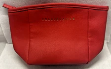 Chantecaille Makeup Cosmetic Bag Lipstick Red New