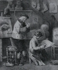 JOSEPH LOUIS HIPPOLYTE BELLANGÉ LITHOGRAPH