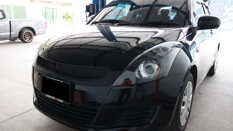 Parrilla delantera Monster negra 1 pieza para Suzuki Swift Hatchback 12 15 16 Foto 3 de 4