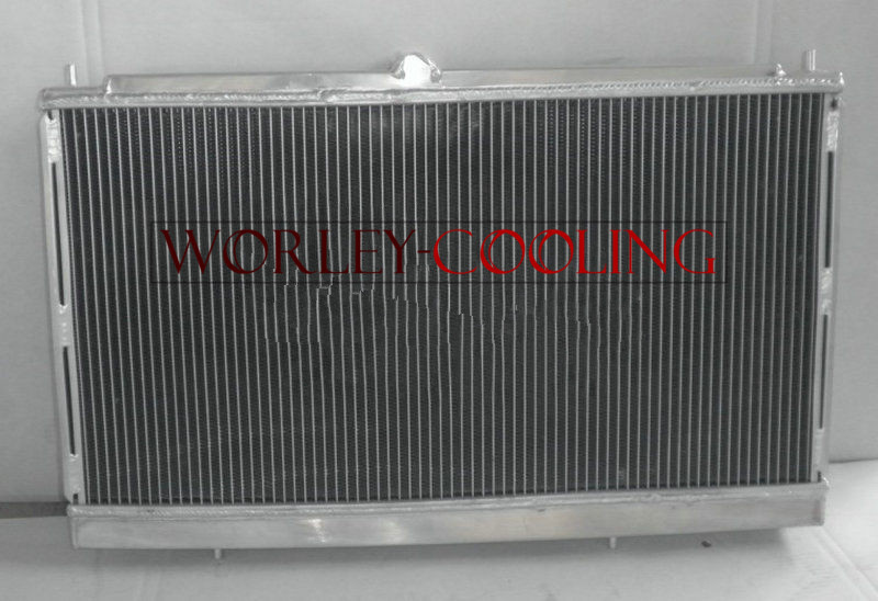 2ROW Aluminum Radiator for Mitsubishi 3000GT/GTO 91-99 VR-4 Spyder 3.0 ...