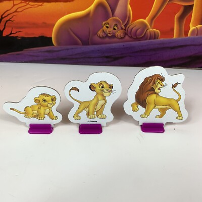  93 THE LION KING BOARD GAME REPLACEMENT PIECES Baby Simba young grown-up Marker