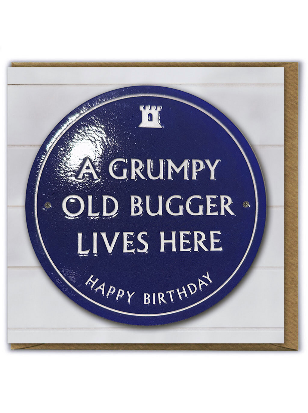 Funny Birthday Card Cheeky 'Grumpy Bugger' Joke Witty Amusing Novelty Humour