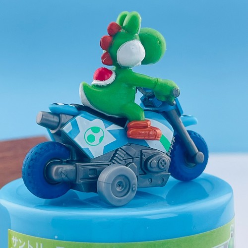 Yoshi, Mario Kart Wii Pull Back Bike Figure Suntory Boss 2008 Nintendo Japan - Picture 5 of 12