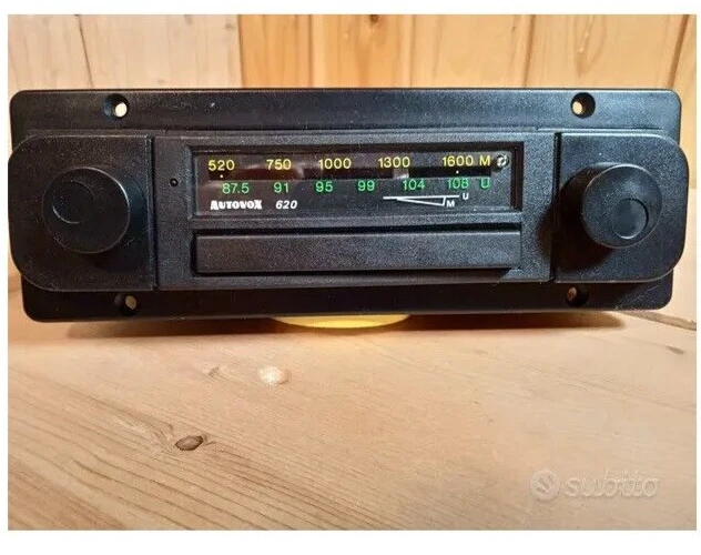 Autoradio vintage autovox 620 ottimo per auto d epoca eBay