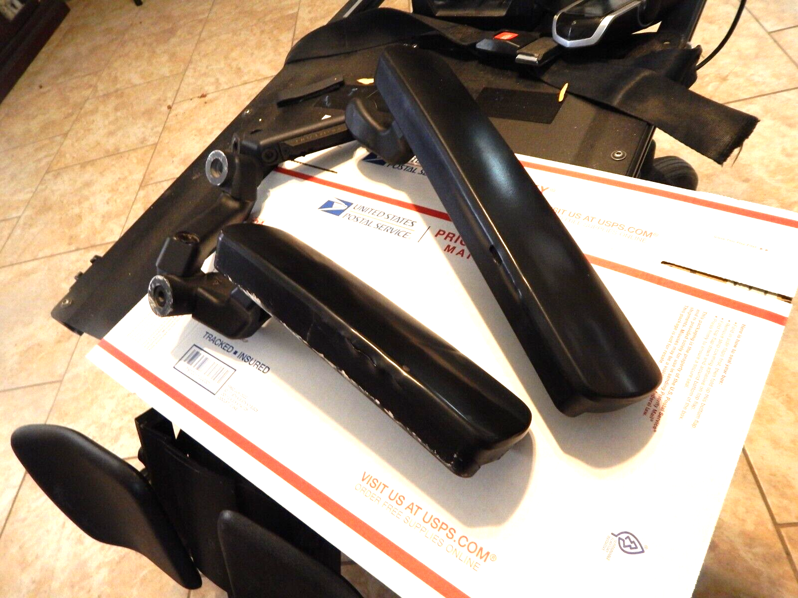 Quantum wheelchair arm rest assembly L & R 15