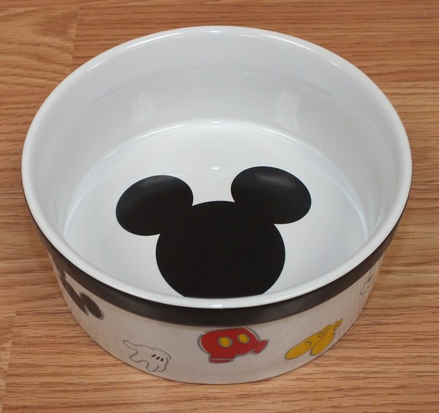 mickey mouse dog bowl