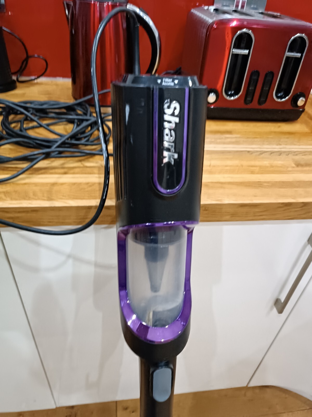 Shark HV390UK DuoClean Corded Stick Vacuum Cleaner Purple 622356224215 eBay
