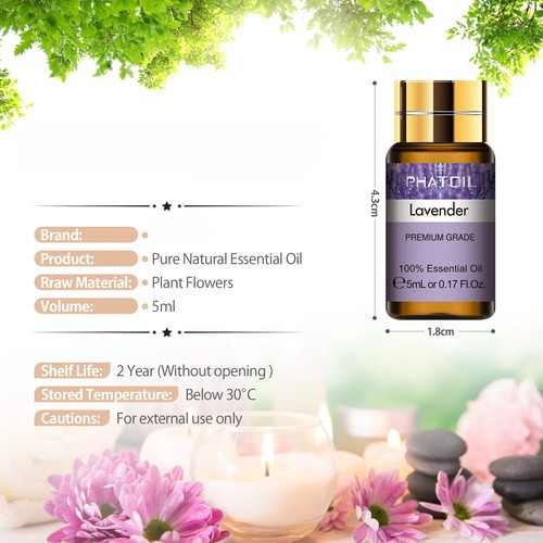 Pure Essential Oils 15pcs Set Natural Plant Aroma Essential Oil Tea Tree Oil - Picture 3 of 11