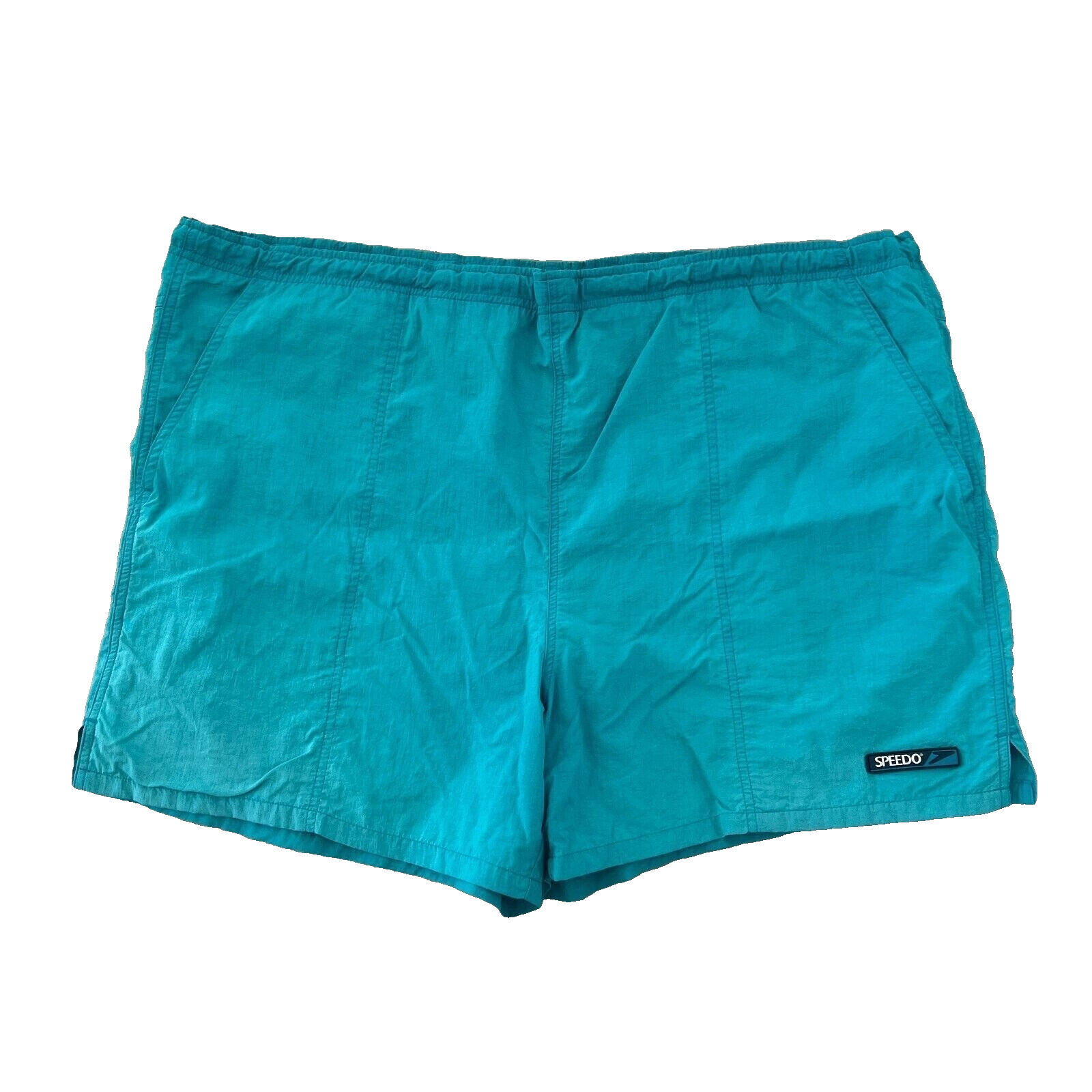 Vintage Speedo Board Shorts Mens XL Extra Large Blue Mesh Lined