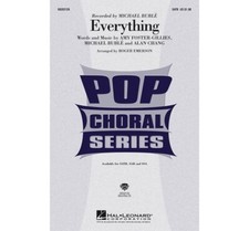 Hal Leonard Everything SATB by Michael Bubl arranged by Roger Emerson