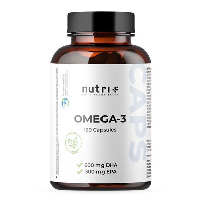 Omega 3 Kapseln mit EPA & DHA - hochdosierte Omega 3 Fettsäuren - 120 Kapseln
