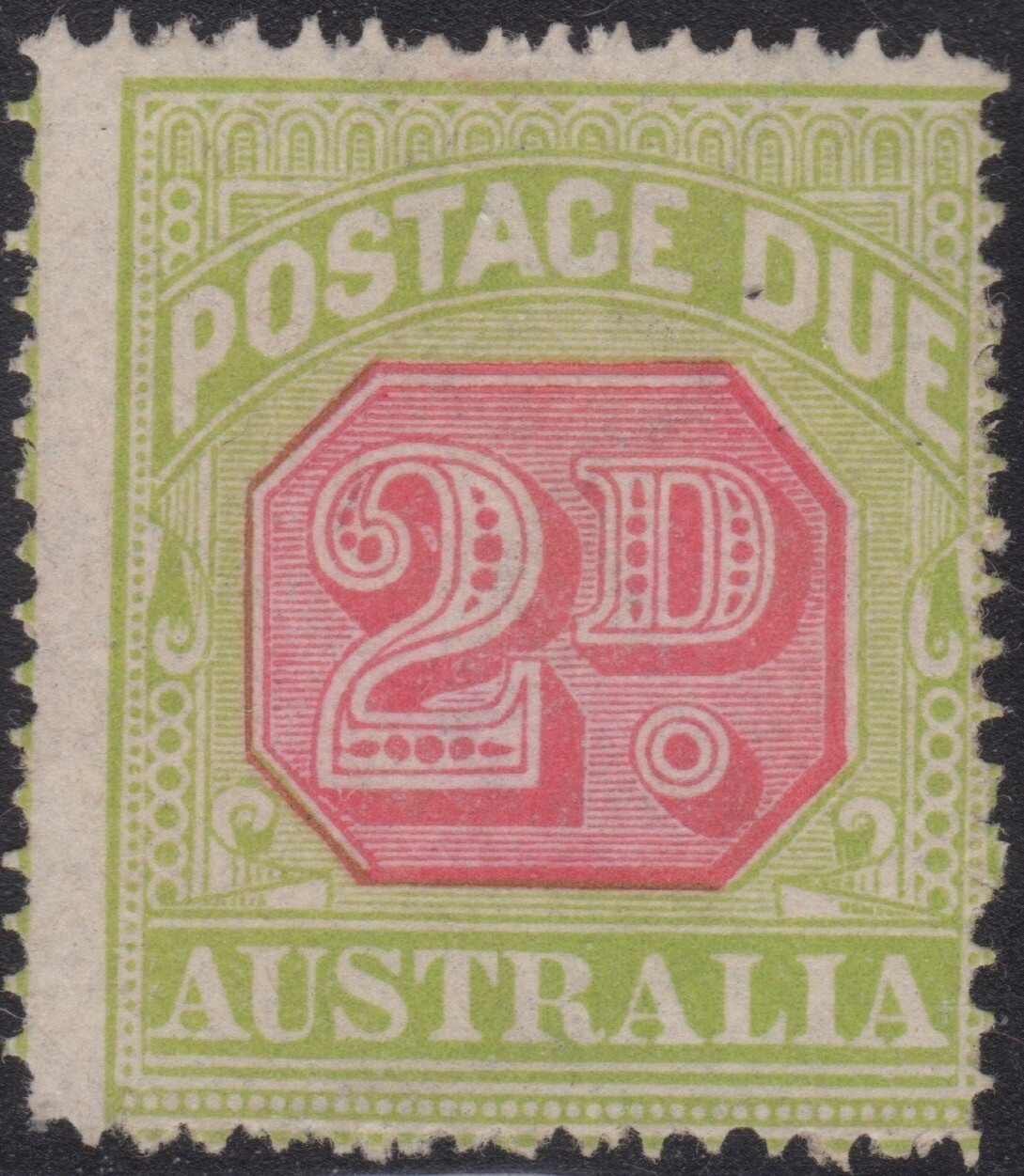 1917 2d bicolour Postage Due thin paper, P14, mng eBay
