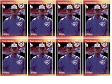 (8) 1989 Donruss #385 Tom Henke Toronto Blue Jays Card Lot
