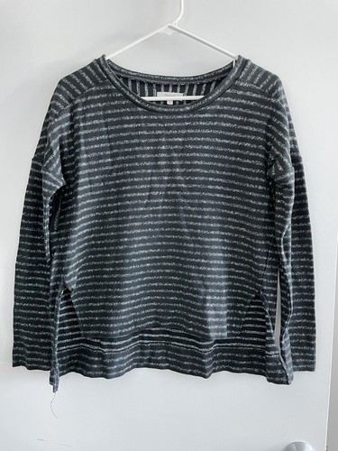 Madewell womens marled sweatshirt black 