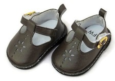 Brown Mary Jane Shoes for 18 inch Doll Clothes Girl
