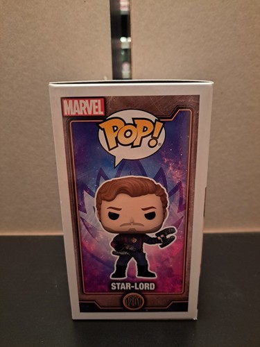 Funko Pop! Vinilo: Guardians Marvel - Star-Lord #1201 W Protector Pop - Imagen 4 de 6