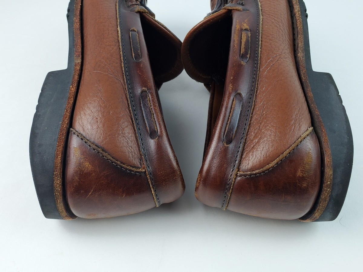 Allen‎ Edmonds Nashua Brown Pebble Grain Leather Tassel Loafers Size 10.5 E Allen Edmonds Nashua | eBay main image 3